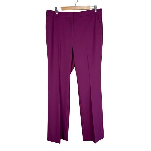 Ann Taylor High Rise Straight Leg Stretch Trousers Size 12 Curvy Fit EUC - Picture 2 of 6